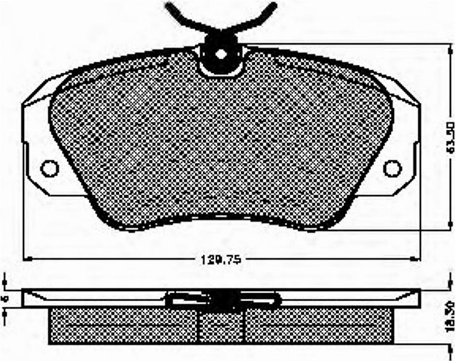 Spidan 30955 - Brake Pad Set, disc brake www.autospares.lv