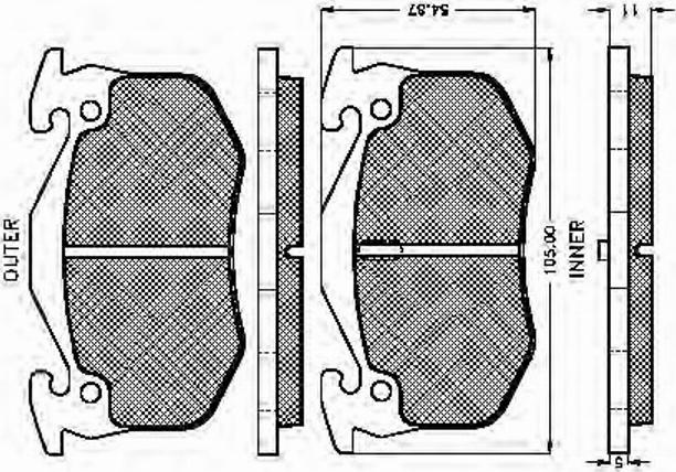 Spidan 30975 - Brake Pad Set, disc brake www.autospares.lv