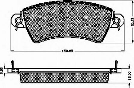 Spidan 30610 - Bremžu uzliku kompl., Disku bremzes www.autospares.lv