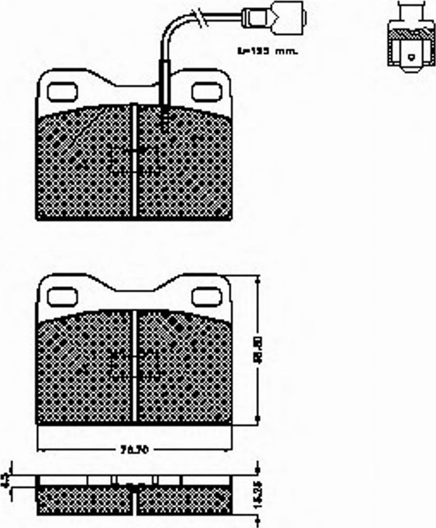 Spidan 30098 - Bremžu uzliku kompl., Disku bremzes www.autospares.lv