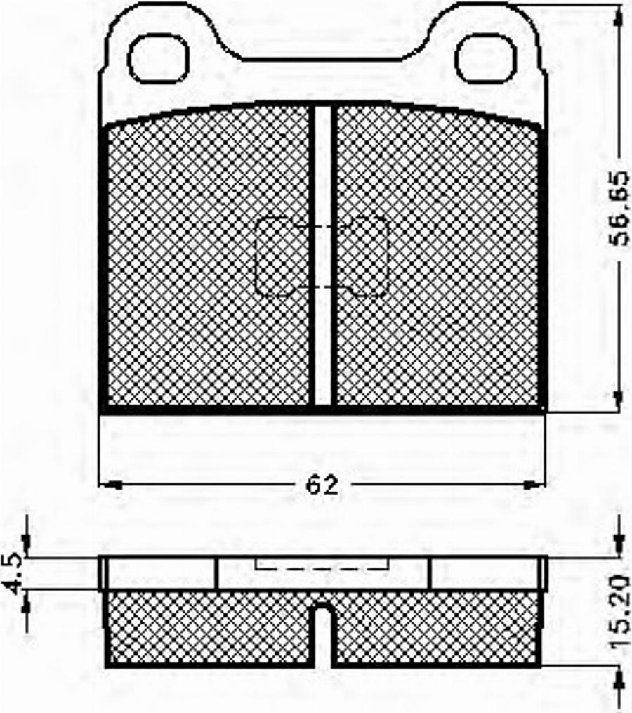 Spidan 30065 - Brake Pad Set, disc brake www.autospares.lv