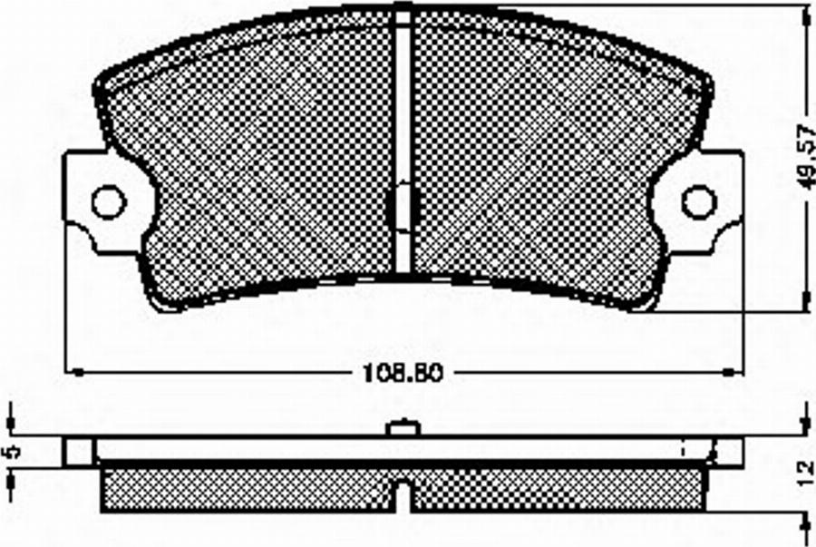 Spidan 30062 - Тормозные колодки, дисковые, комплект www.autospares.lv