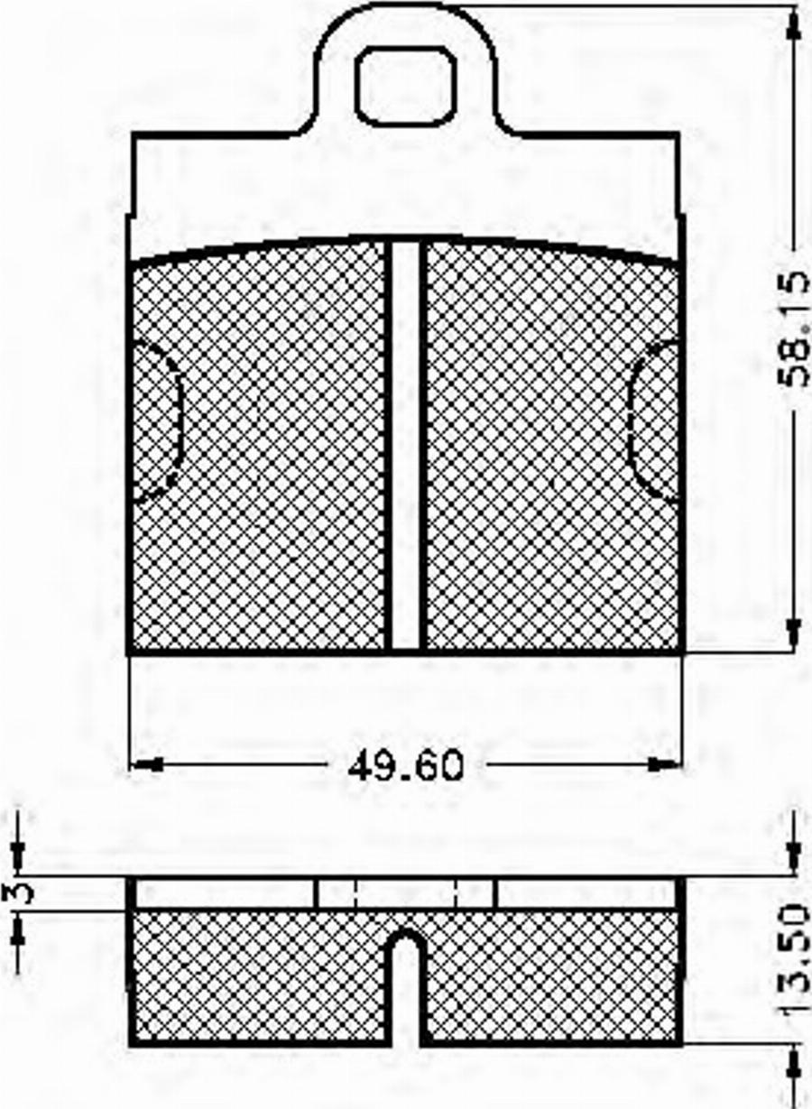 Spidan 30011 - Тормозные колодки, дисковые, комплект www.autospares.lv