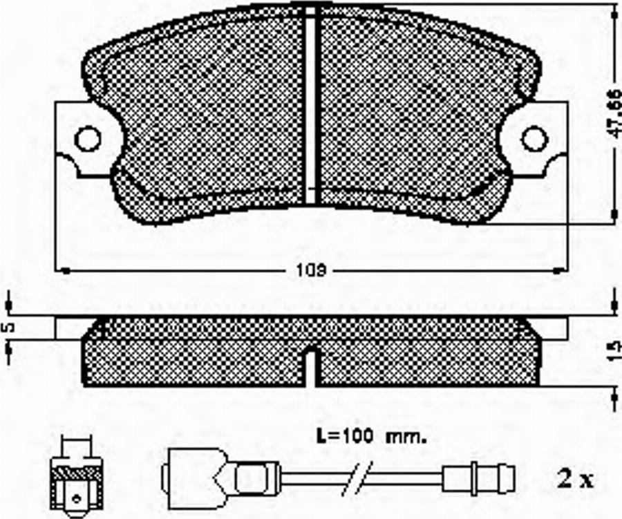 Spidan 30149 - Brake Pad Set, disc brake www.autospares.lv