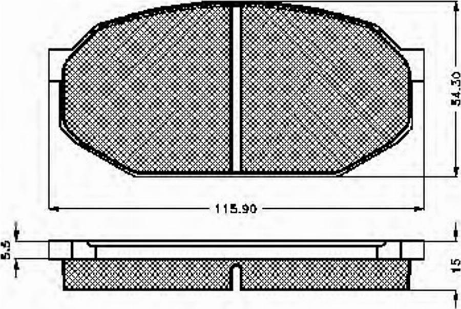 Spidan 30189 - Brake Pad Set, disc brake www.autospares.lv