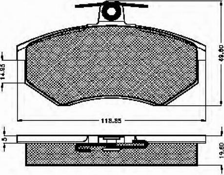 Spidan 30131 - Brake Pad Set, disc brake www.autospares.lv