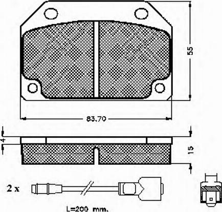 Spidan 30125 - Bremžu uzliku kompl., Disku bremzes www.autospares.lv