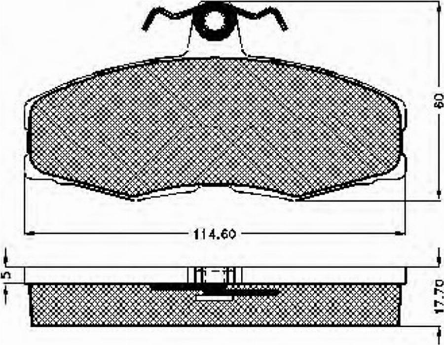 Spidan 30176 - Brake Pad Set, disc brake www.autospares.lv