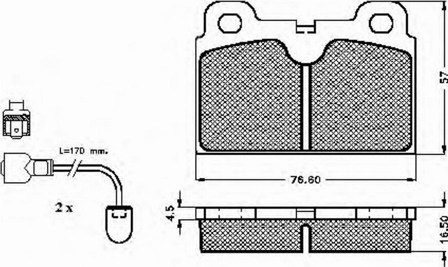 Spidan 30171 - Bremžu uzliku kompl., Disku bremzes www.autospares.lv