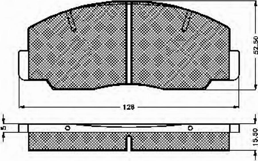 Spidan 30173 - Brake Pad Set, disc brake www.autospares.lv