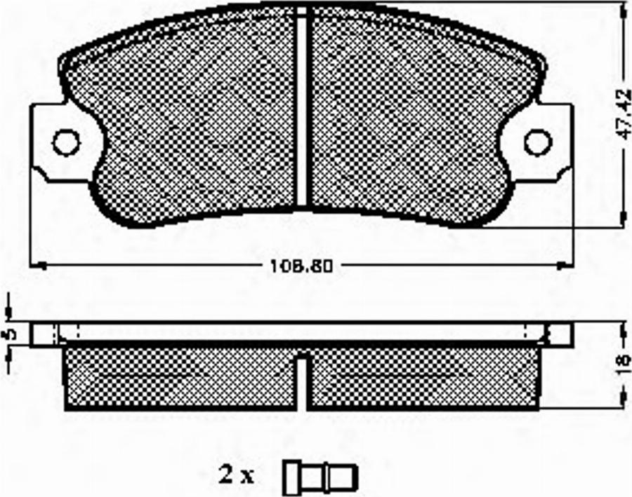 Spidan 30208 - Brake Pad Set, disc brake www.autospares.lv