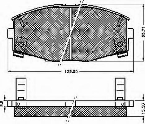 Spidan 31904 - Тормозные колодки, дисковые, комплект www.autospares.lv