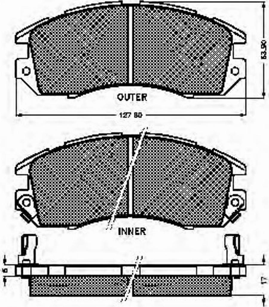 Spidan 31906 - Bremžu uzliku kompl., Disku bremzes www.autospares.lv