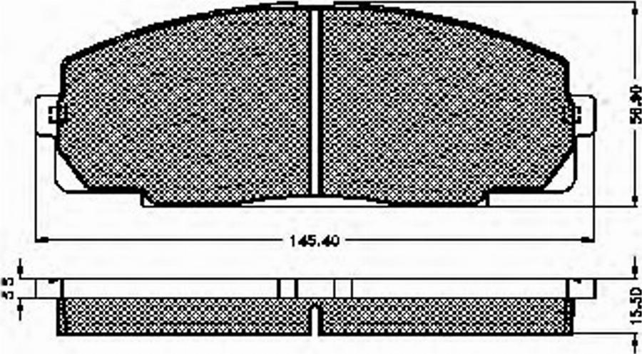 Spidan 31903 - Brake Pad Set, disc brake www.autospares.lv