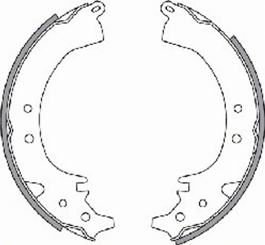 Spidan 31481 - Brake Shoe Set www.autospares.lv