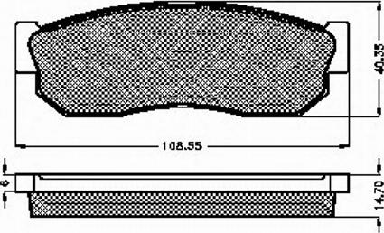 Spidan 31423 - Brake Pad Set, disc brake www.autospares.lv