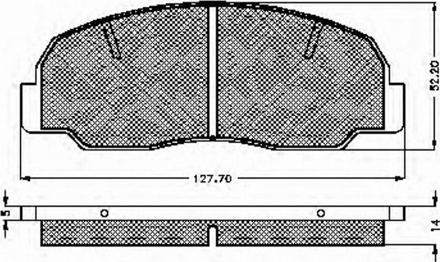 Spidan 31041 - Тормозные колодки, дисковые, комплект www.autospares.lv