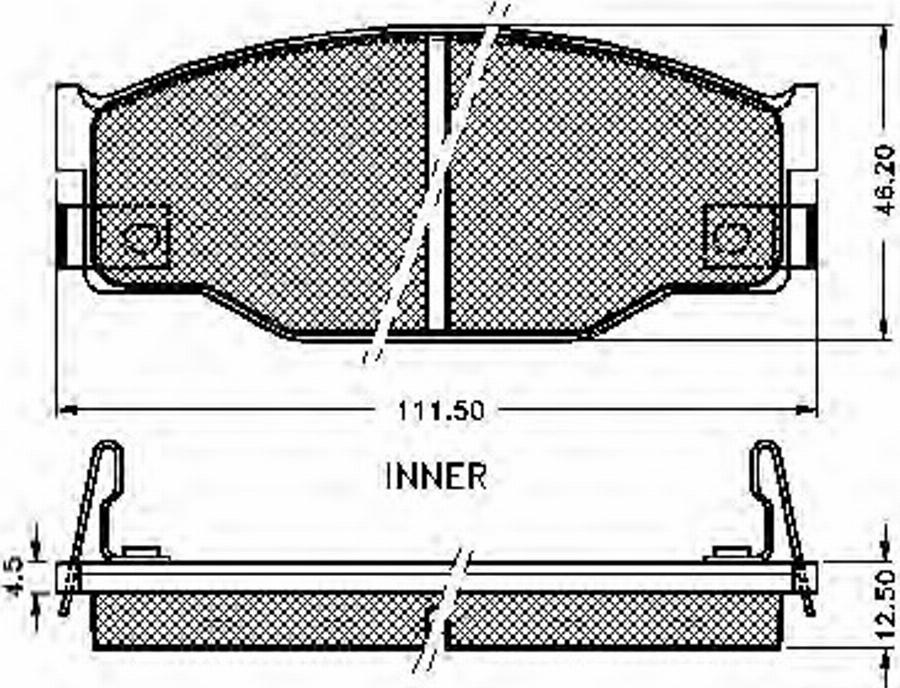 Spidan 31069 - Bremžu uzliku kompl., Disku bremzes www.autospares.lv