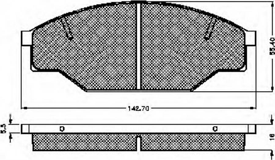 Spidan 31004 - Bremžu uzliku kompl., Disku bremzes www.autospares.lv