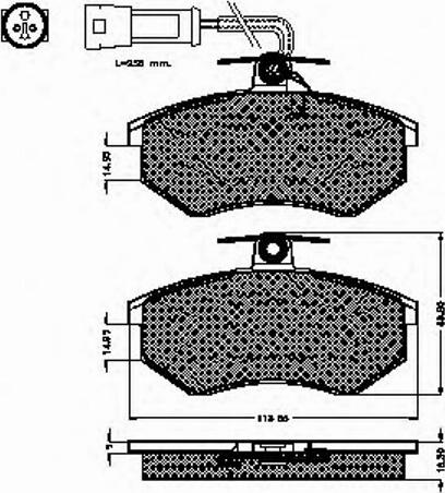 Spidan 31019 - Тормозные колодки, дисковые, комплект www.autospares.lv