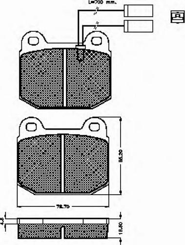 Spidan 31016 - Bremžu uzliku kompl., Disku bremzes www.autospares.lv