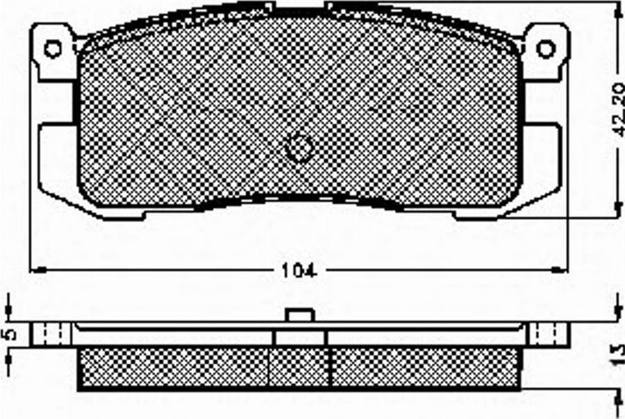 Spidan 31088 - Bremžu uzliku kompl., Disku bremzes www.autospares.lv