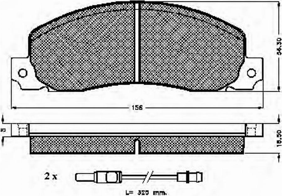 Spidan 31030 - Тормозные колодки, дисковые, комплект www.autospares.lv