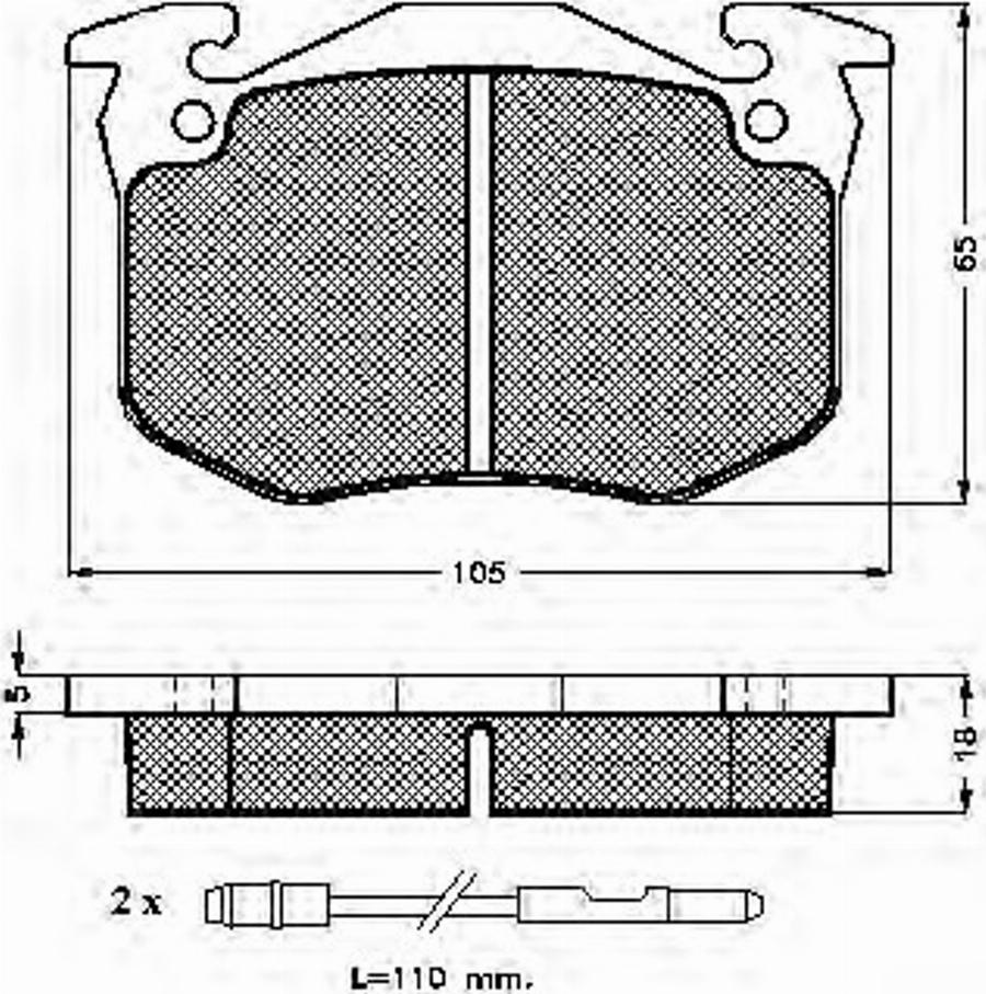 Spidan 31024 - Bremžu uzliku kompl., Disku bremzes autospares.lv