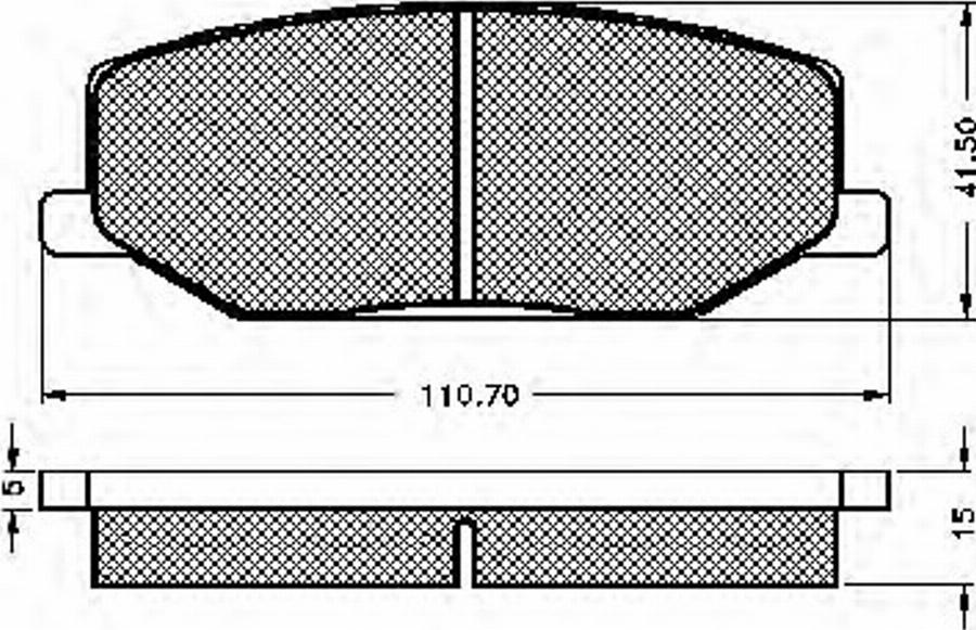 Spidan 31020 - Brake Pad Set, disc brake www.autospares.lv