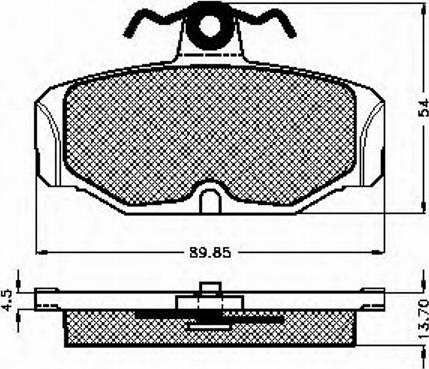 Spidan 31022 - Тормозные колодки, дисковые, комплект www.autospares.lv