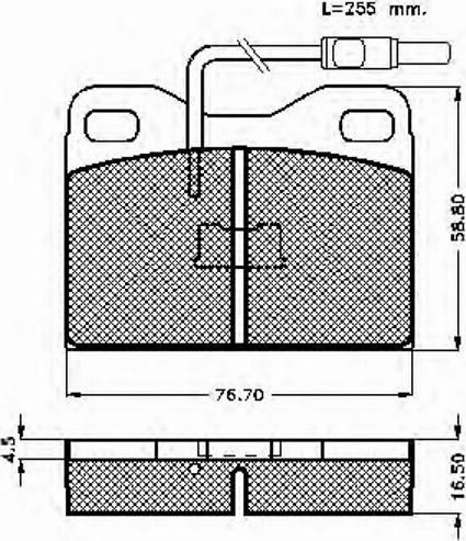 Spidan 31156 - Тормозные колодки, дисковые, комплект www.autospares.lv