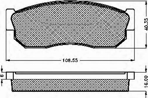 Spidan 31162 - Тормозные колодки, дисковые, комплект www.autospares.lv