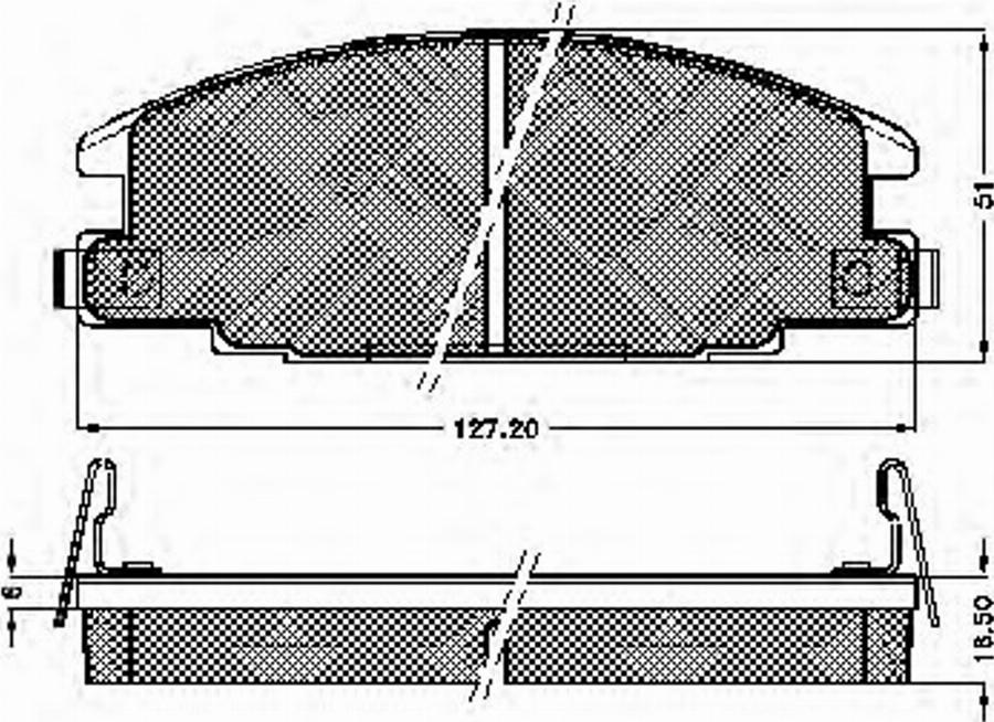 Spidan 31109 - Тормозные колодки, дисковые, комплект www.autospares.lv