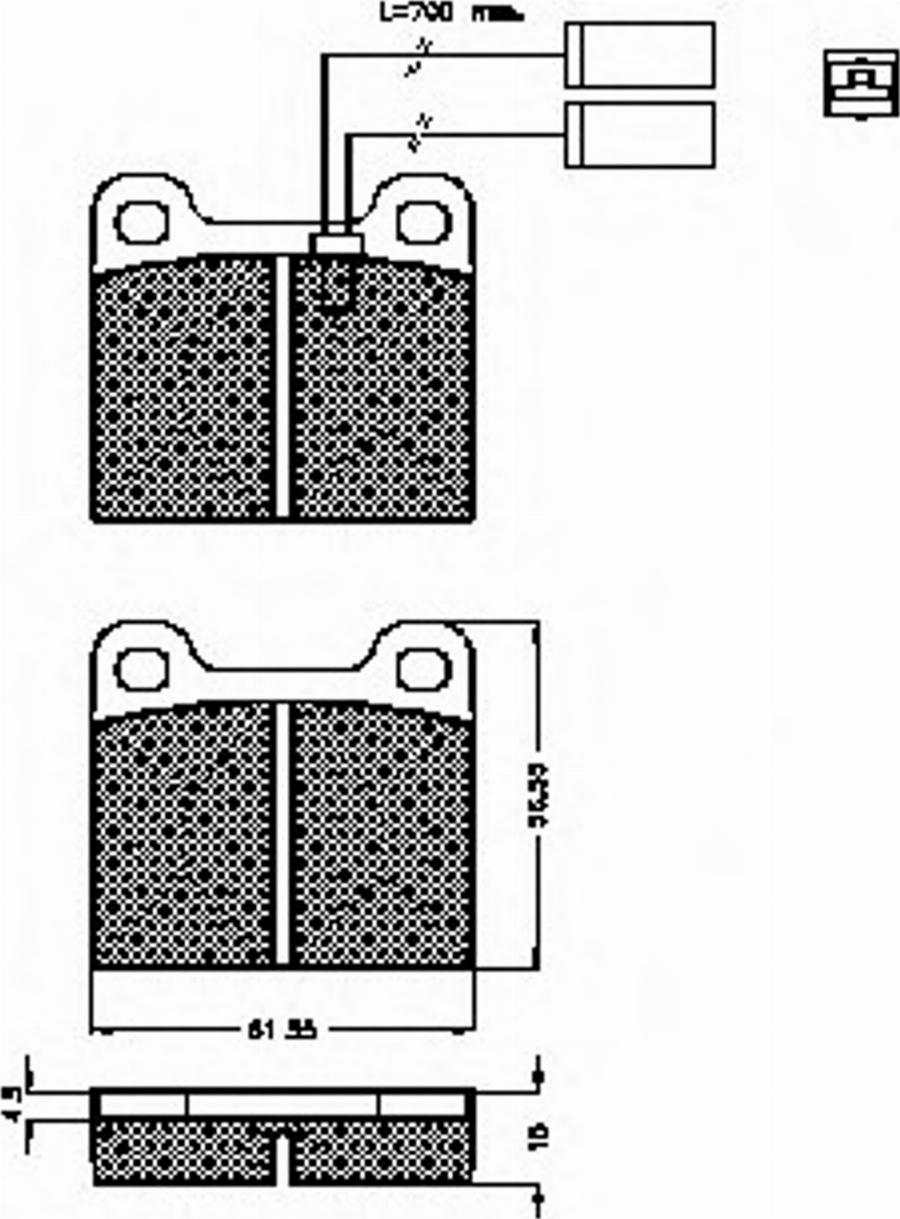 Spidan 31118 - Brake Pad Set, disc brake www.autospares.lv