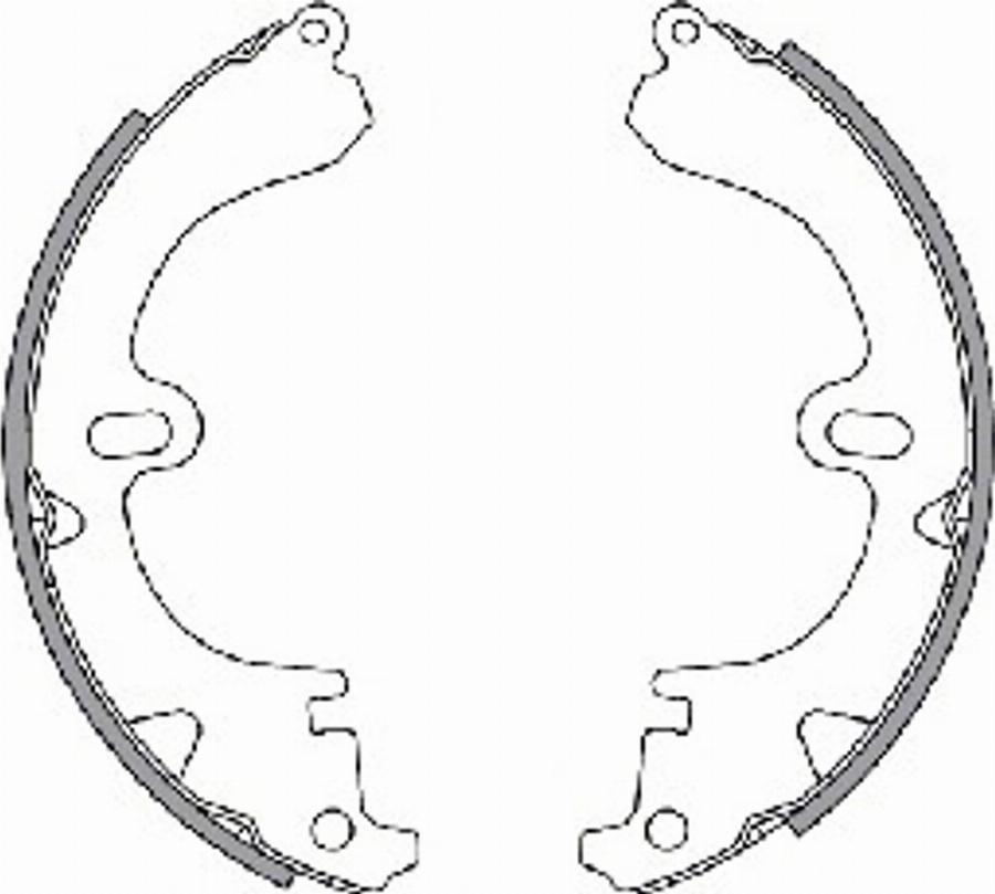 Spidan 31131 - Brake Shoe Set www.autospares.lv