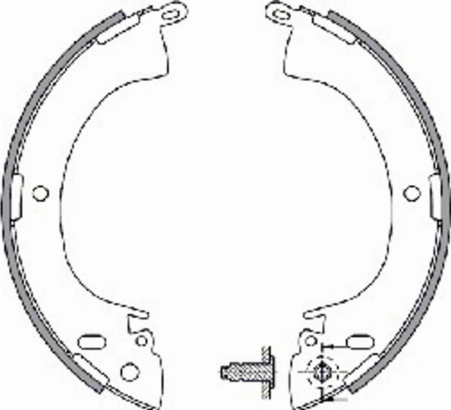 Spidan 31138 - Bremžu loku komplekts www.autospares.lv