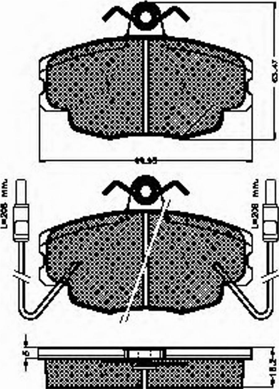 Spidan 31175 - Bremžu uzliku kompl., Disku bremzes www.autospares.lv