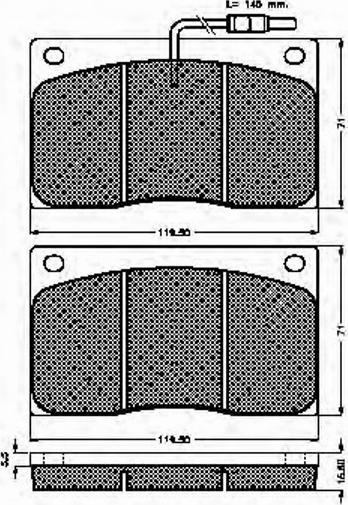 Spidan 31176 - Bremžu uzliku kompl., Disku bremzes www.autospares.lv