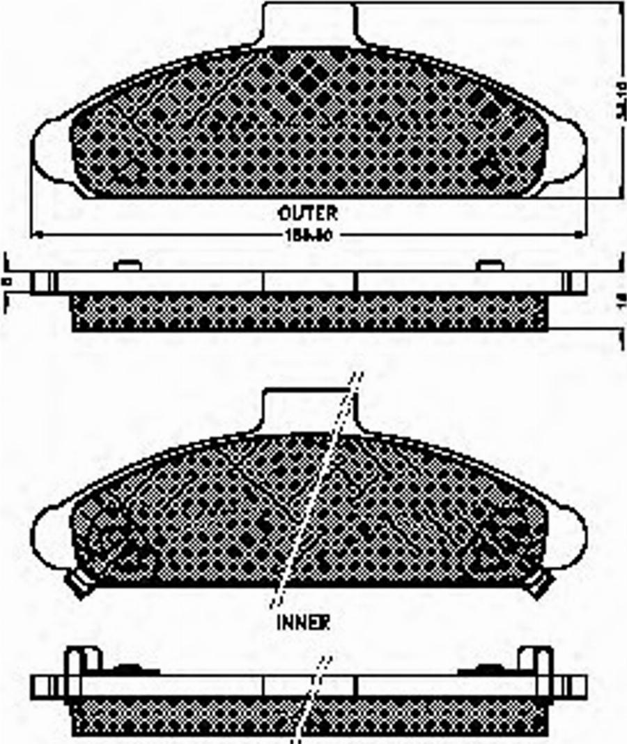 Spidan 31855 - Bremžu uzliku kompl., Disku bremzes www.autospares.lv