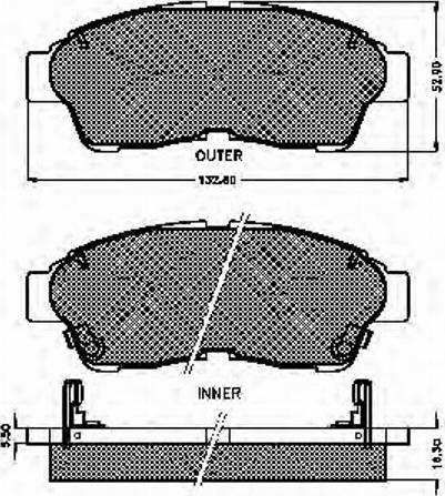 Spidan 31856 - Bremžu uzliku kompl., Disku bremzes autospares.lv