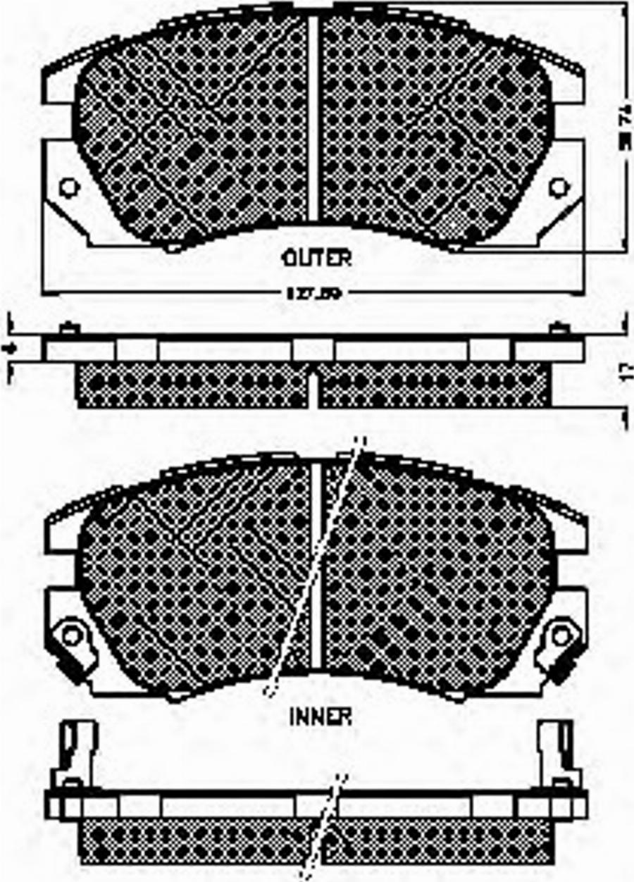 Spidan 31858 - Bremžu uzliku kompl., Disku bremzes www.autospares.lv