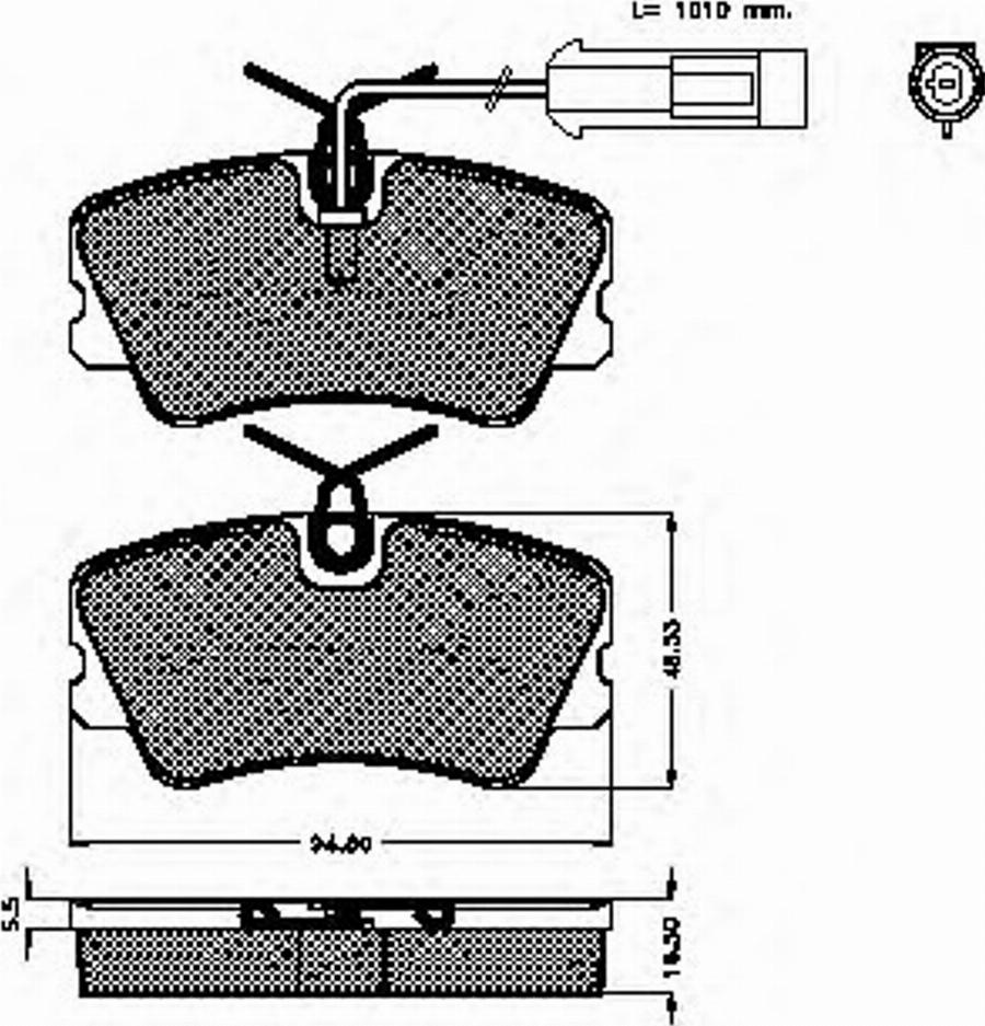 Spidan 31863 - Bremžu uzliku kompl., Disku bremzes www.autospares.lv