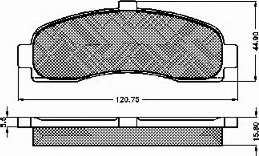 Spidan 31867 - Bremžu uzliku kompl., Disku bremzes www.autospares.lv