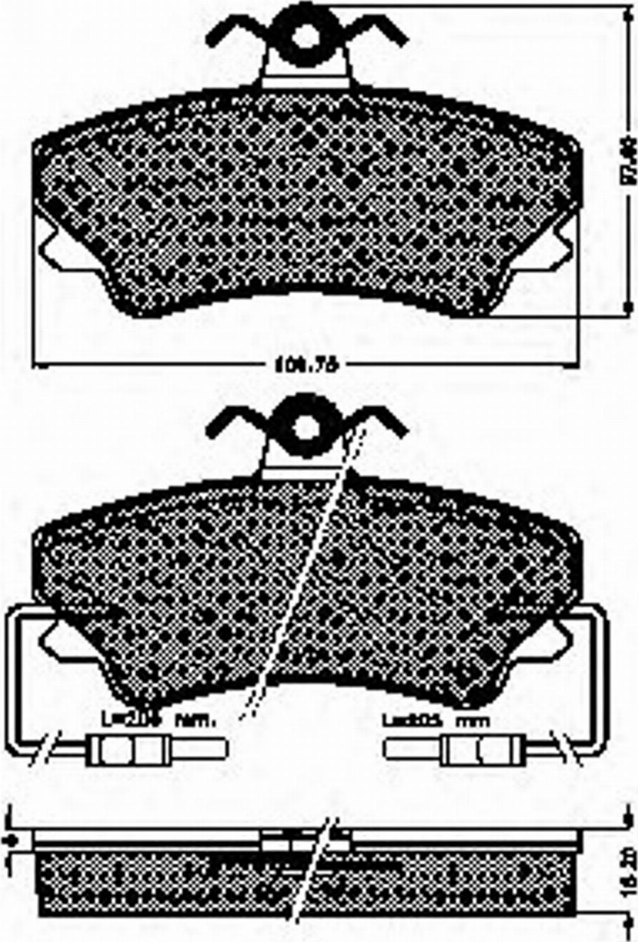 Spidan 31816 - Bremžu uzliku kompl., Disku bremzes www.autospares.lv