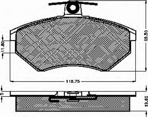 Spidan 31836 - Bremžu uzliku kompl., Disku bremzes www.autospares.lv