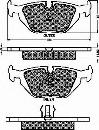 Spidan 31825 - Bremžu uzliku kompl., Disku bremzes www.autospares.lv