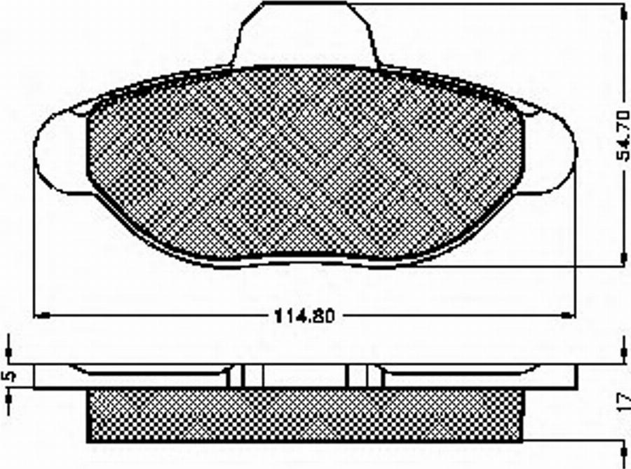 Spidan 31875 - Brake Pad Set, disc brake www.autospares.lv