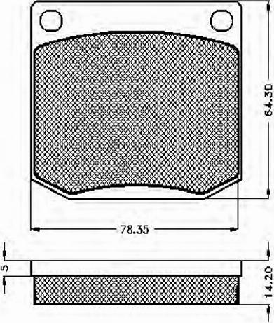 Spidan 31347 - Brake Pad Set, disc brake www.autospares.lv