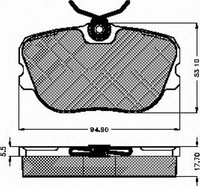 Spidan 31293 - Brake Pad Set, disc brake www.autospares.lv