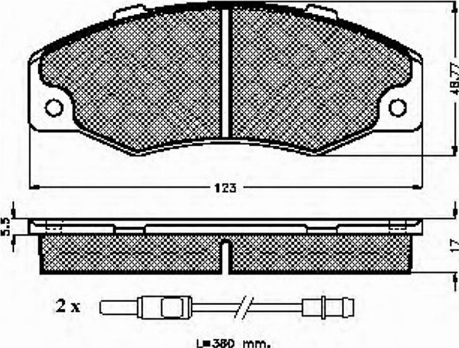 Spidan 31259 - Bremžu uzliku kompl., Disku bremzes www.autospares.lv